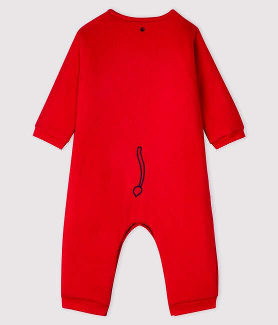 Tutina lunga di cotone unisex per neonati rosso TERKUIT