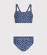 Costume da bagno bikini con stampa bambina
