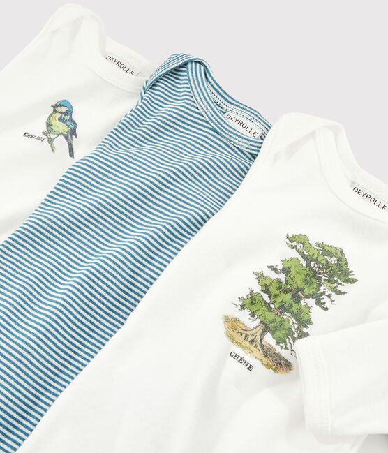 Confezione da 3 body a maniche lunghe bimbo Petit Bateau x Deyrolle variante 1