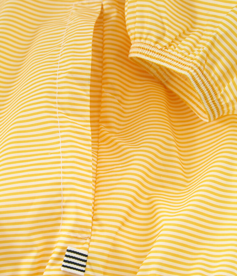 Giacchetta corto unisex giallo/bianco