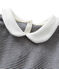 Body bebé femmina in millerighe blu SMOKING/beige COQUILLE