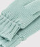 Muffole in maglia con fodera in pile bambino unisex verde PAUL