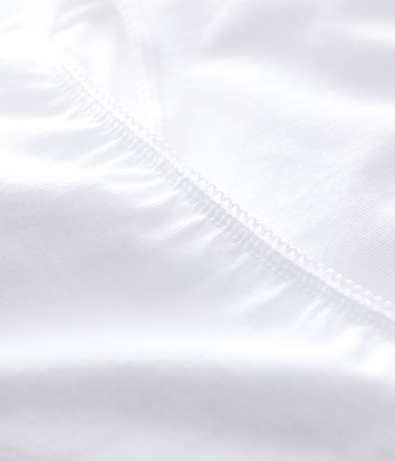 Confezione da 2 mutandine bambina bianche in cotone biologico variante 1