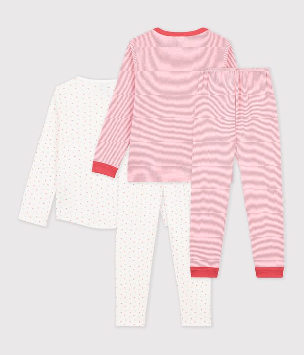 Set di pigiami in cotone fantasia bambino multicolore