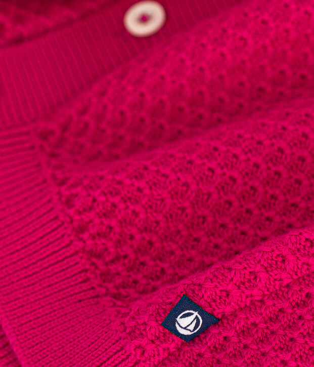 Cardigan in tricot di cotone beb&egrave; DELHI