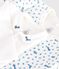 Completo in cotone con colletto con volpe stampata neonato bianco/multicolore