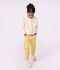 Gilet senza maniche in sherpa tinta unita bambino MILK