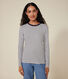T-shirt L'Iconique a manica lunga in cotone rigato donna