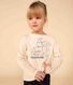 T-shirt maniche lunghe in cotone bambina