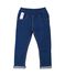 Pantalone neonato unisex in maglia denim blu MEDIEVAL/beige ECRU CN
