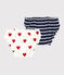 Confezione da 2 slip con frufru in cotone BIO Donna variante 1