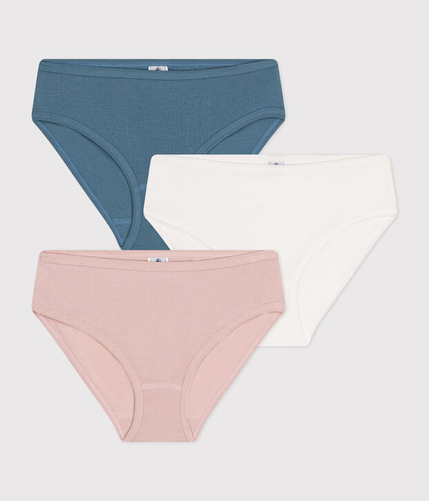 Confezione da 3 slip donna in cotone multicolore