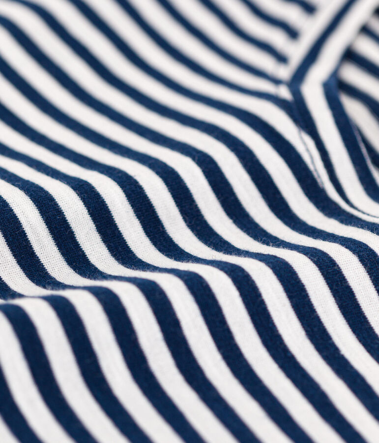 T-shirt LE DROIT girocollo in cotone donna blu/bianco