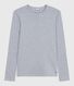 T-shirt L'Iconique a maniche lunghe in cotone con punto cocotte donna