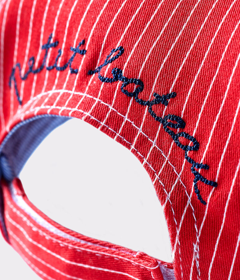 Cappellino beb&egrave; unisex rosso PEPS/bianco MARSHMALLOW