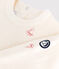 Felpa in cotone con stampa di barche vintage neonato rosso MILK/ POMPEI