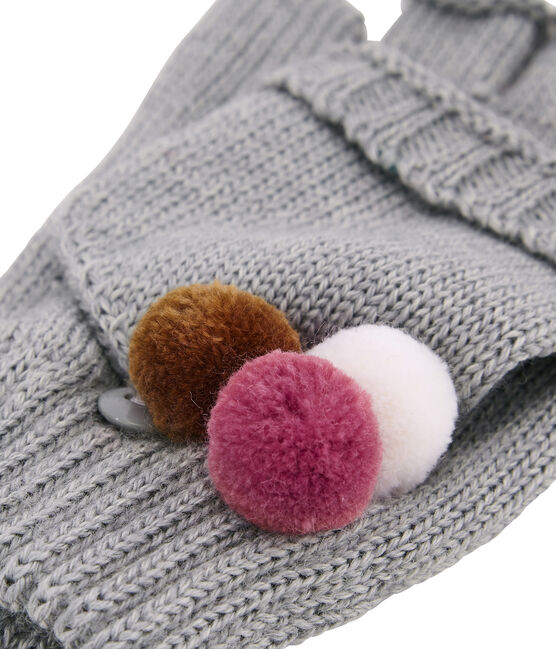 Guanti per bambina grigio SUBWAY CHINE
