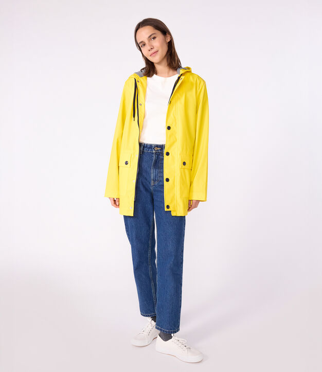 Iconico impermeabile da donna/uomo giallo