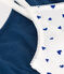 Confezione da 2 brassière cuore in cotone ed elastam ragazza variante 1