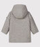 Cappotto bebè maschio in lana grigio GRIS CHINE