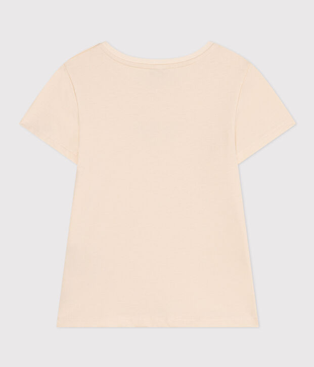 T-shirt in jersey leggero bambina blu/blu