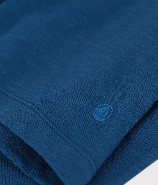 T-shirt LE DROIT girocollo in cotone Donna blu INCOGNITO