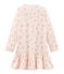Camicia da notte bambina in cotone sottile rosa FLEUR/bianco MULTICO