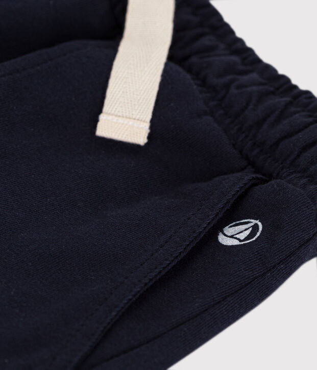 Shorts in cotone bambino blu