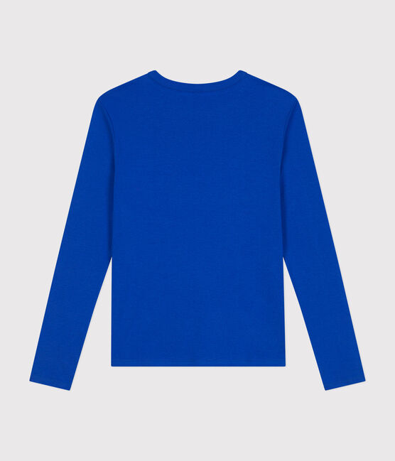 T-shirt L'ICONIQUE girocollo in cotone Donna blu CALVIN