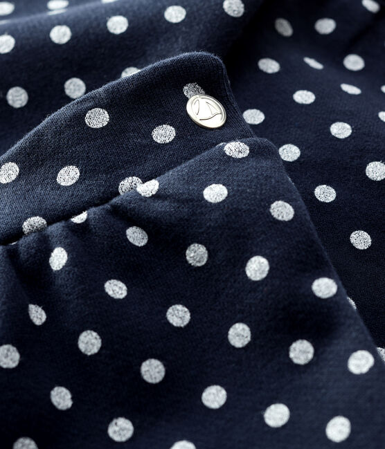Pantaloni in molleton bebè. blu SMOKING/bianco MARSHMALLOW