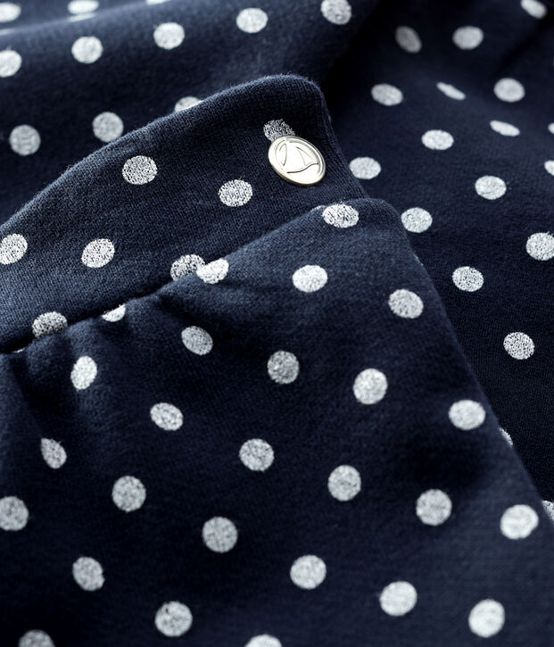 Pantaloni in molleton beb&egrave;. blu/bianco