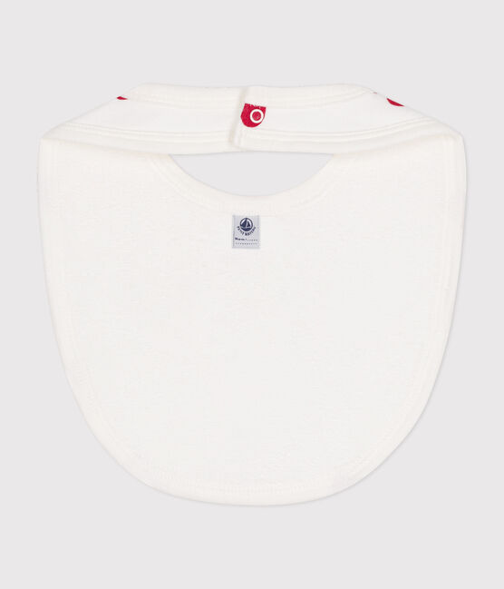Bavaglino neonato bianco MARSHMALLOW/rosso TERKUIT