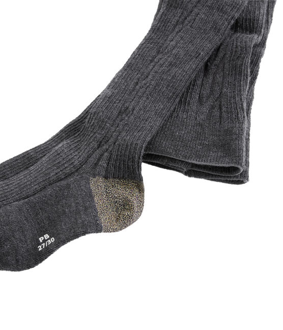 Collant caldi bambina grigio CITY CHINE
