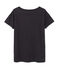 Maxi t-shirt donna in tubique extra-fine chiné grigio CITY CHINE