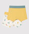 Confezione da 2 boxer bambino fantasia muflone in cotone biologico variante 1