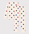 Pigiama snugfit cuore bambina cotone bianco AVALANCHE/ MULTICO
