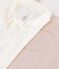Set salopette e body con colletto in cotone tinta unita neonato multicolore