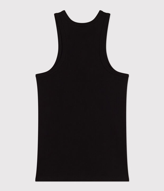 Canotta donna in cotone nero