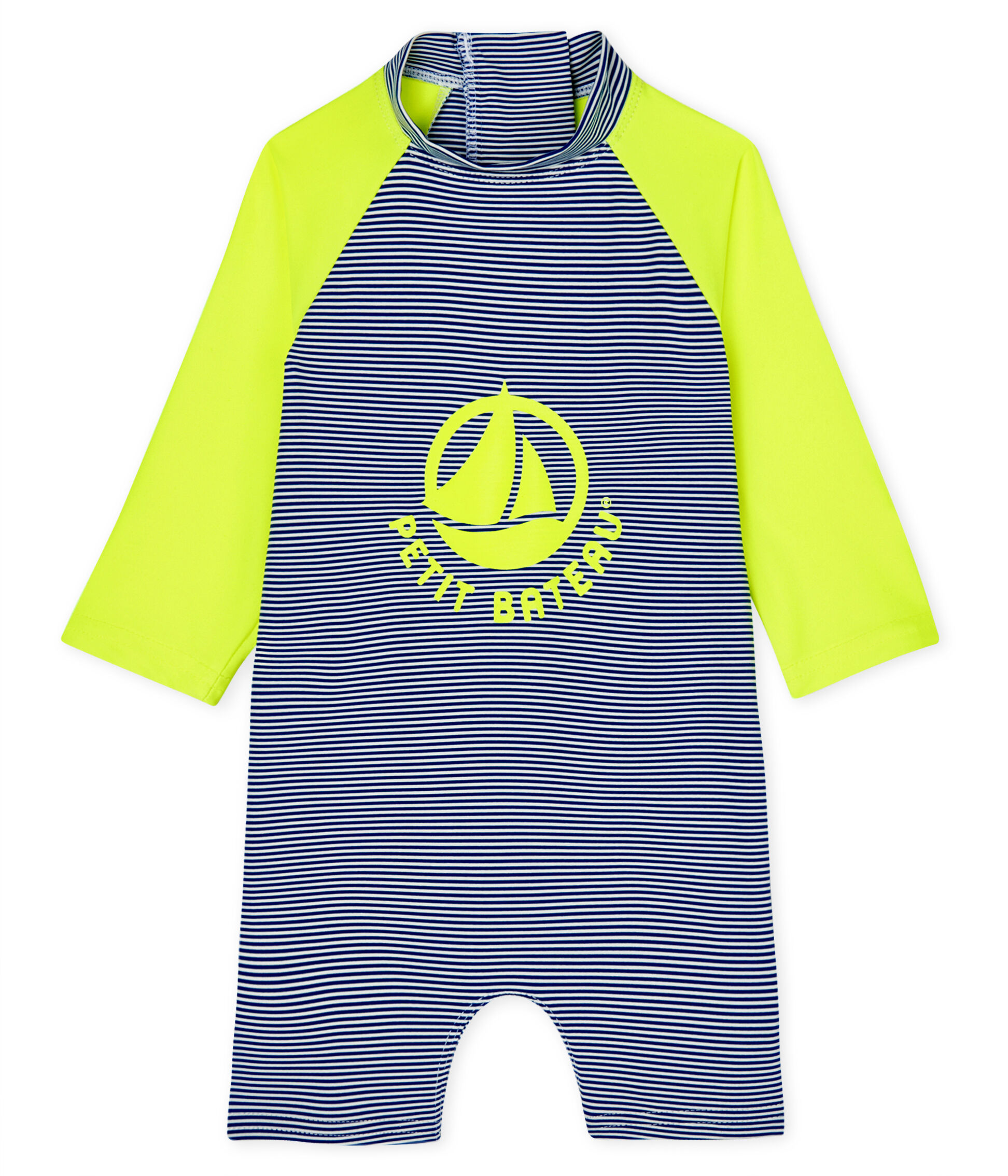 Tuta mare ecoresponsabile bimba/bimbo SURF/MARSHMALLOW | Petit Bateau