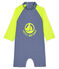 Tuta mare ecoresponsabile bimba/bimbo blu SURF/bianco MARSHMALLOW
