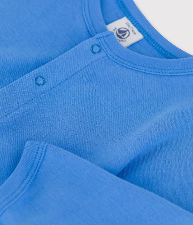 Cardigan in cotone neonato blu