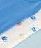 Set da 3 canotte da bambino in cotone con stampa variante 1