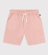 Shorts in twill di cotone e lino bambino