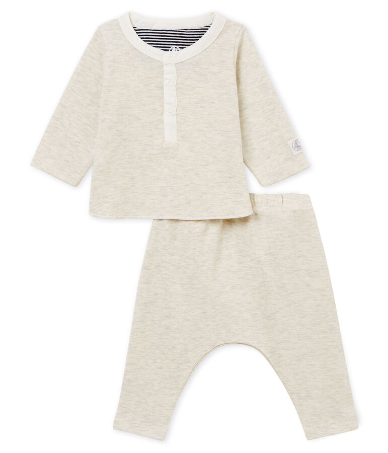 Completo 2 pezzi beb&egrave; unisex multicolore