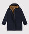 Parka foderato in sherpa per donna blu SMOKING