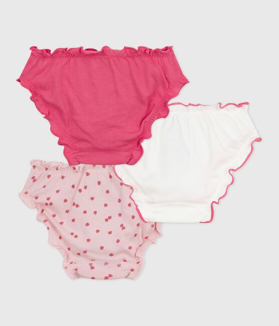 Set di slip vezzosi in cotone con mele stampate bambina variante 1