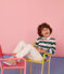 Rugby polo bambino verde PINEDE/rosa ROSAKO