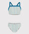 Costume 2 pezzi a righe bambina MIMI/ AVALANCHE