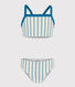 Costume 2 pezzi a righe bambina