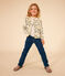 Cardigan in cotone bambina bianco AVALANCHE/ MULTICO